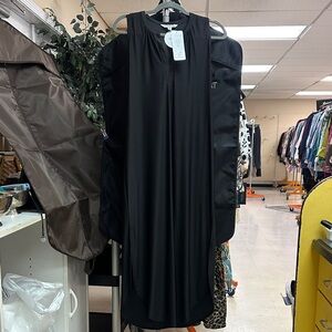 Elegant Black Sleeveless Maxi Dress